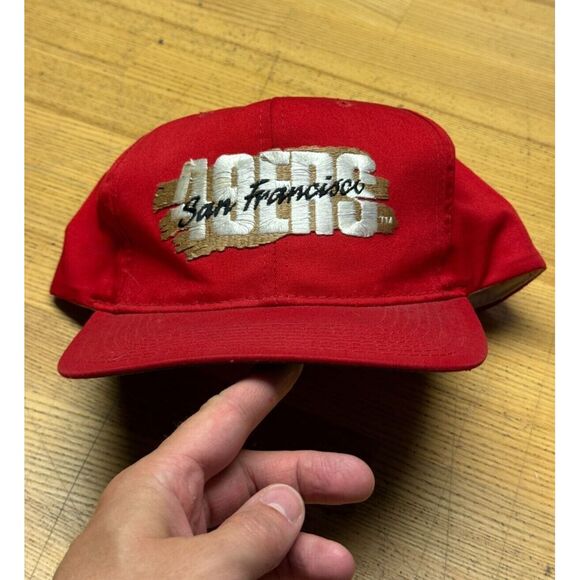 Vintage San Francisco 49ers Hat Snapback Pro Model New Era Splash Spellout - Picture 4 of 10